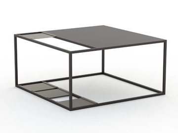 BALVI - Low square metal coffee table by Kico - view 2