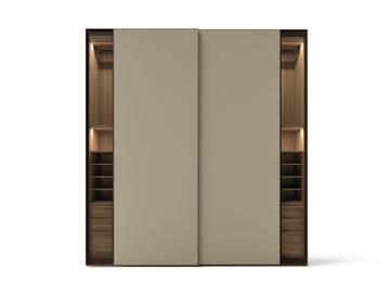 BARCODE - Wooden wardrobe with sliding doors by Kico - view 2