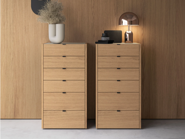 FILO - Wooden chest of drawers with integrated handles by Kico - view 2