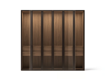 FRAME - Wood and glass wardrobe by Kico - view 2