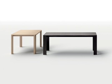 GOLD - Rectangular solid wood dining table by Kico - view 2