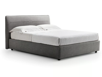 HORIZON - Upholstered fabric double bed with removable cover by Kico - view 2