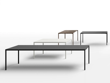 IRON - Rectangular metal dining table by Kico - view 2