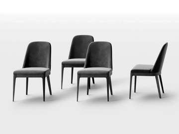 NEVIS - Upholstered fabric chair by Kico - view 3