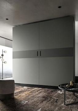 POLARIS UP - Wooden wardrobe with coplanar doors by Kico - view 3