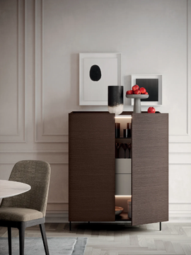 VIKI - Wooden highboard with doors by Kico - view 3