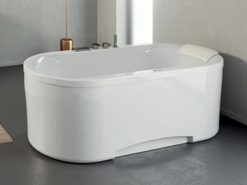 OVVIO - Hydromassage freestanding oval bathtub by Kinedo - view 2