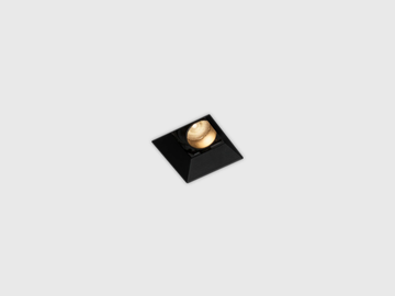 DOWN IN-LINE 40 - Recessed LED square aluminium spotlight by Kreon - view 2