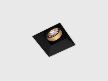 DOWN IN-LINE 80 - Recessed LED square aluminium spotlight by Kreon - view 2