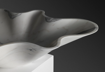 BOWL 1 - Countertop marble washbasin by Kreoo - view 3