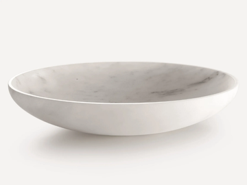 BOWL 10 - Countertop oval marble washbasin by Kreoo - view 2