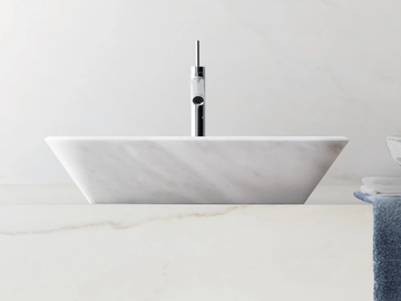 BOWL 8 - Countertop marble washbasin by Kreoo - view 2