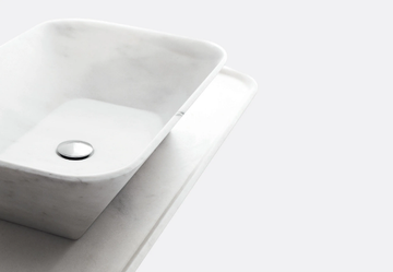BOWL 8 - Countertop marble washbasin by Kreoo - view 3