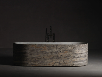 BLESSED TUB - Freestanding marble bathtub by Kreoo - view 2