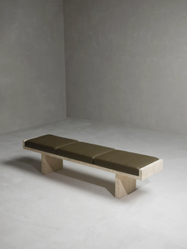 EVER - Travertine bench by Kreoo - view 3