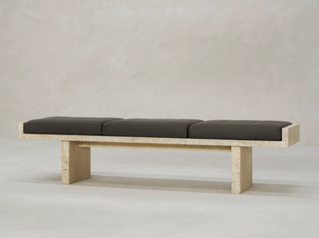 EVER - Travertine bench by Kreoo - view 2