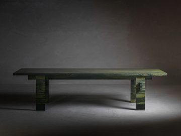 MAJESTY - Rectangular marble table by Kreoo - view 2