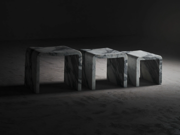 STARS - Marble stool by Kreoo - view 2