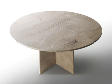 MORE - Round marble table by Kreoo - view 2