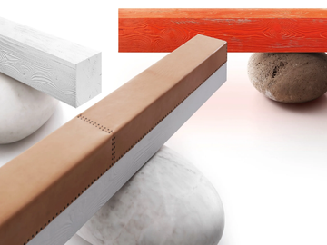 PAVE - Larch bench seating by Kreoo - view 2
