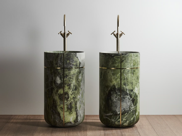 TAO - Freestanding marble washbasin by Kreoo - view 2