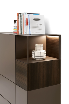 AVENUE - Wooden highboard with integrated lighting by Kristalia - view 3