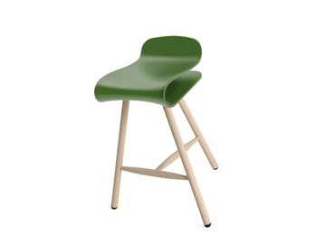 BCN - Wooden stool by Kristalia - view 2