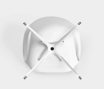 ELEPHANT - With 4-spoke base polyurethane chair with armrests by Kristalia - view 3