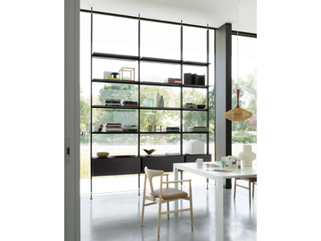 AVENUE-UP - Floor-ceiling mounted open bookcase by Kristalia - view 2