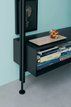 AVENUE-UP - Metal TV cabinet with cable management by Kristalia - view 3