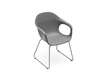 ELEPHANT - Recycled plastic chair with armrests by Kristalia - view 2