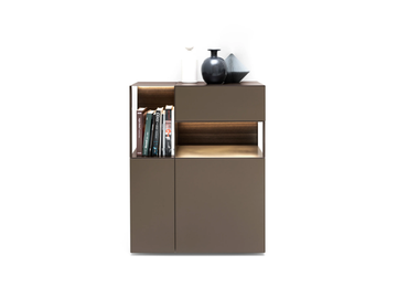 AVENUE - Wooden highboard with integrated lighting by Kristalia - view 2