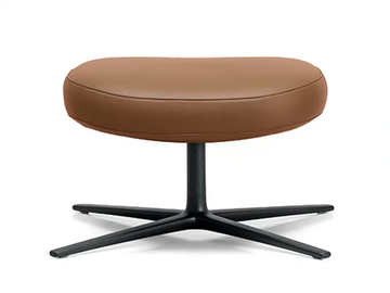 DUA RELAX - With 4-spoke base upholstered footstool by Kristalia - view 2