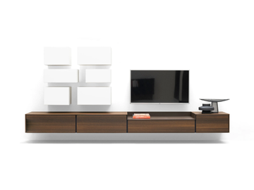 AVENUE - Wall-mounted TV wall system by Kristalia - view 2