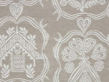 ALPAGE STEMMI - Jacquard fabric with graphic pattern by L'Opificio - view 2