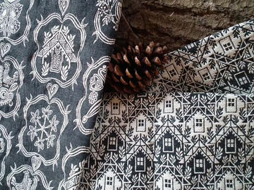ALPAGE CHALET - Jacquard fabric with graphic pattern by L'Opificio - view 3
