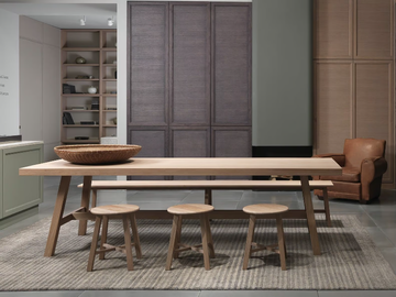 ALDO - Rectangular oak dining table by L'Origine - view 3