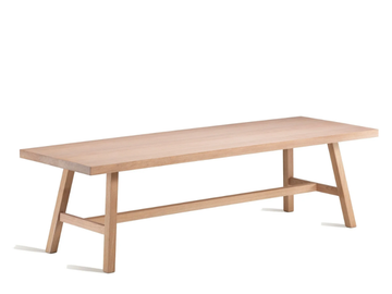 ALDO - Rectangular oak dining table by L'Origine - view 2