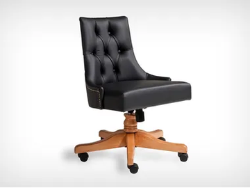 K 10520 - Swivel leather chair by L'Origine - view 2
