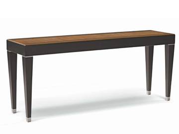 ALLEN - Rectangular oak console table by L'Origine - view 2
