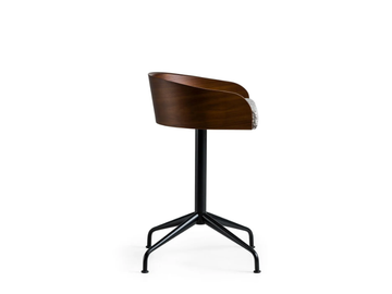 ARCHETIPO - Walnut stool by L'Ottocento - view 3