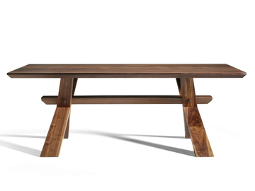 DECIMO - Custom walnut table by L'Ottocento - view 2