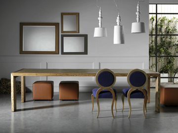 ONE - Ash table / writing desk by L'Ottocento - view 3