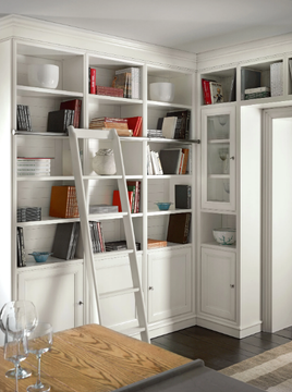CALENDARIO LIVING - Wall-mounted modular bookcase by L'Ottocento - view 3