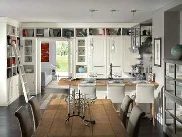 CALENDARIO LIVING - Wall-mounted modular bookcase by L'Ottocento - view 2