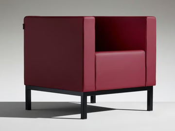 POLO - Upholstered armchair with armrests by LAMM - view 2