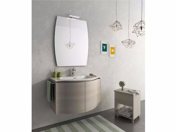 BROADWAY B7 - Wall-mounted vanity unit with doors by LEGNOBAGNO - view 2