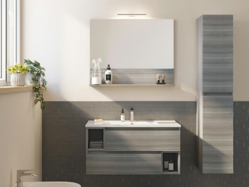 CITY 04 - Wall-mounted vanity unit with drawers by LEGNOBAGNO - view 2
