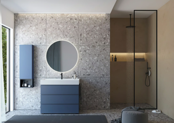 FREEDOM FL11 - Floor-standing wooden vanity unit with integrated washbasin by LEGNOBAGNO - view 3