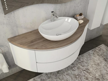 FREEDOM FC09 - Vanity unit with mirror by LEGNOBAGNO - view 3